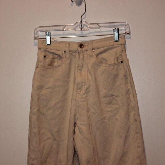 WeWoreWhat Dani Boyfriend Jeans in Sand color Women's Size 24 - Picture 3 of 11